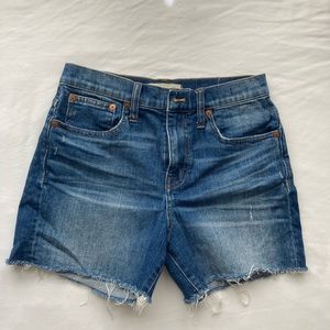 Madewell high-rise Denim shorts